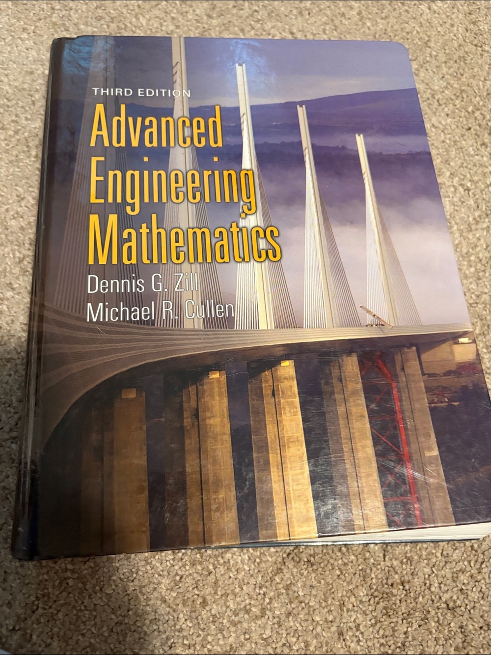 Advanced Engineering Mathematics Textbook - Purple/Gold Cover by Dennis G. Zill